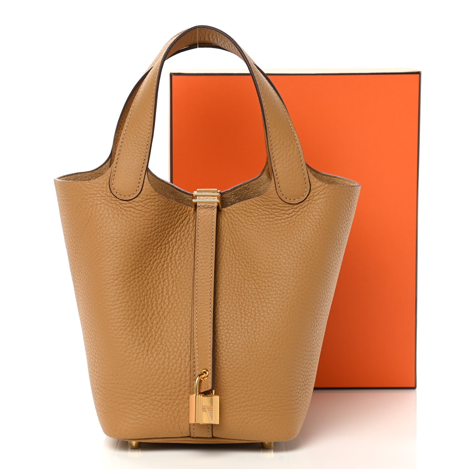 Hermes Taurillon Clemence Picotin Lock 18 PM Biscuit 11 of 11