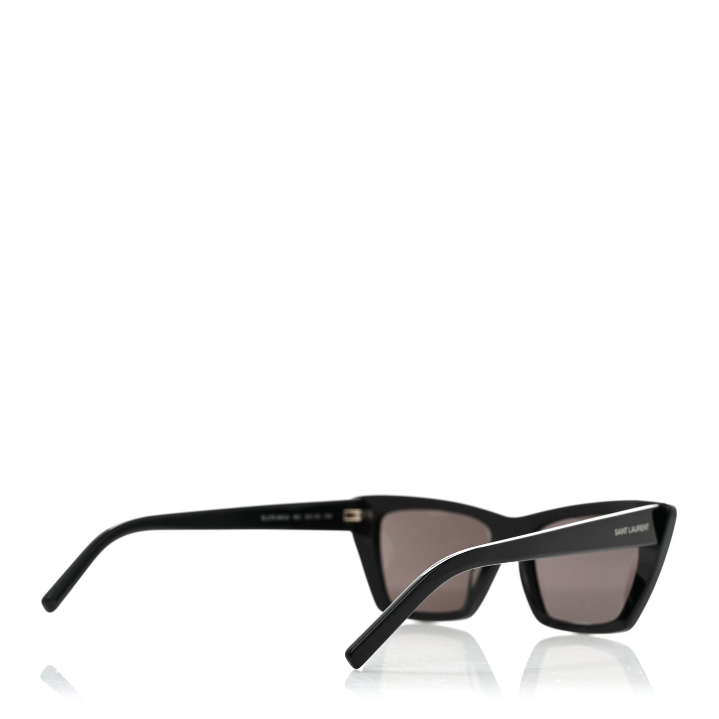 Acetate Mica Cat Eye Sunglasses SL 276 Black