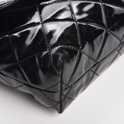 Chanel Vinyl Quilted In the Business Flap Bag Black 10 of 14