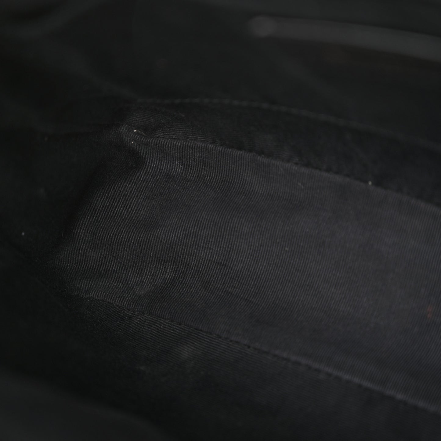 Velvet Matelasse Monogram Lou Camera Bag Black