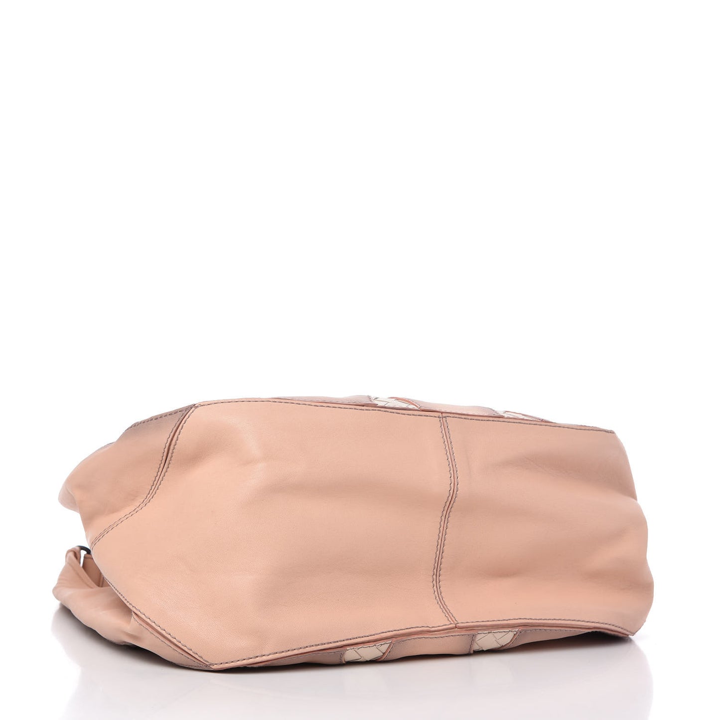 Nappa Intrecciato Embroidered Medium Campana Pink