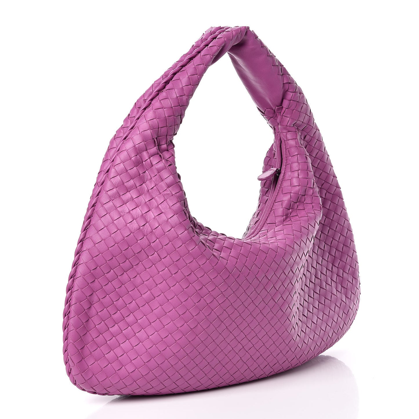 Nappa Intrecciato Large Veneta Hobo Peony