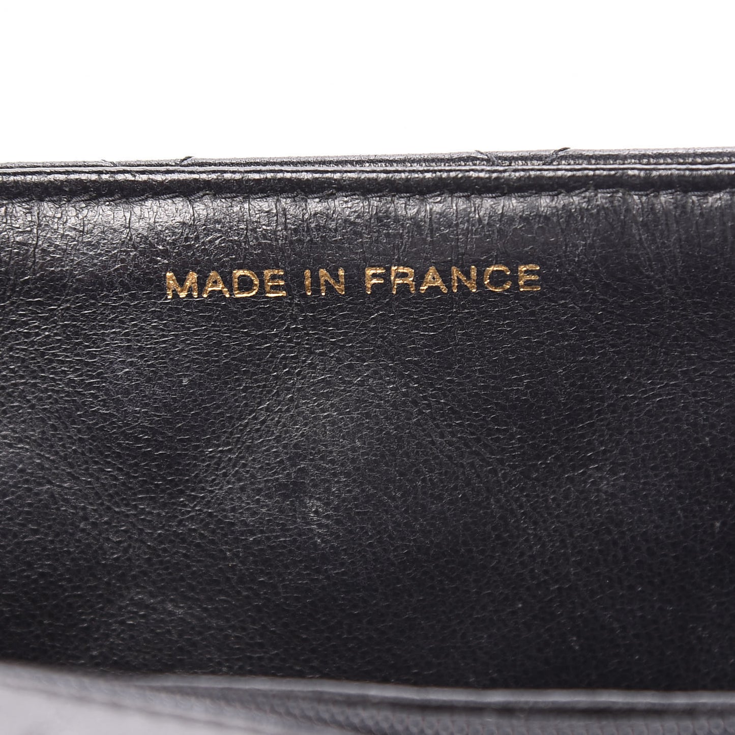 Lambskin Quilted Mini Square Flap Black