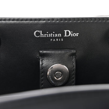 Christian Dior Smooth Calfskin Tri-Color Diorissimo Pocket Tote Black Blue Red 7 of 10