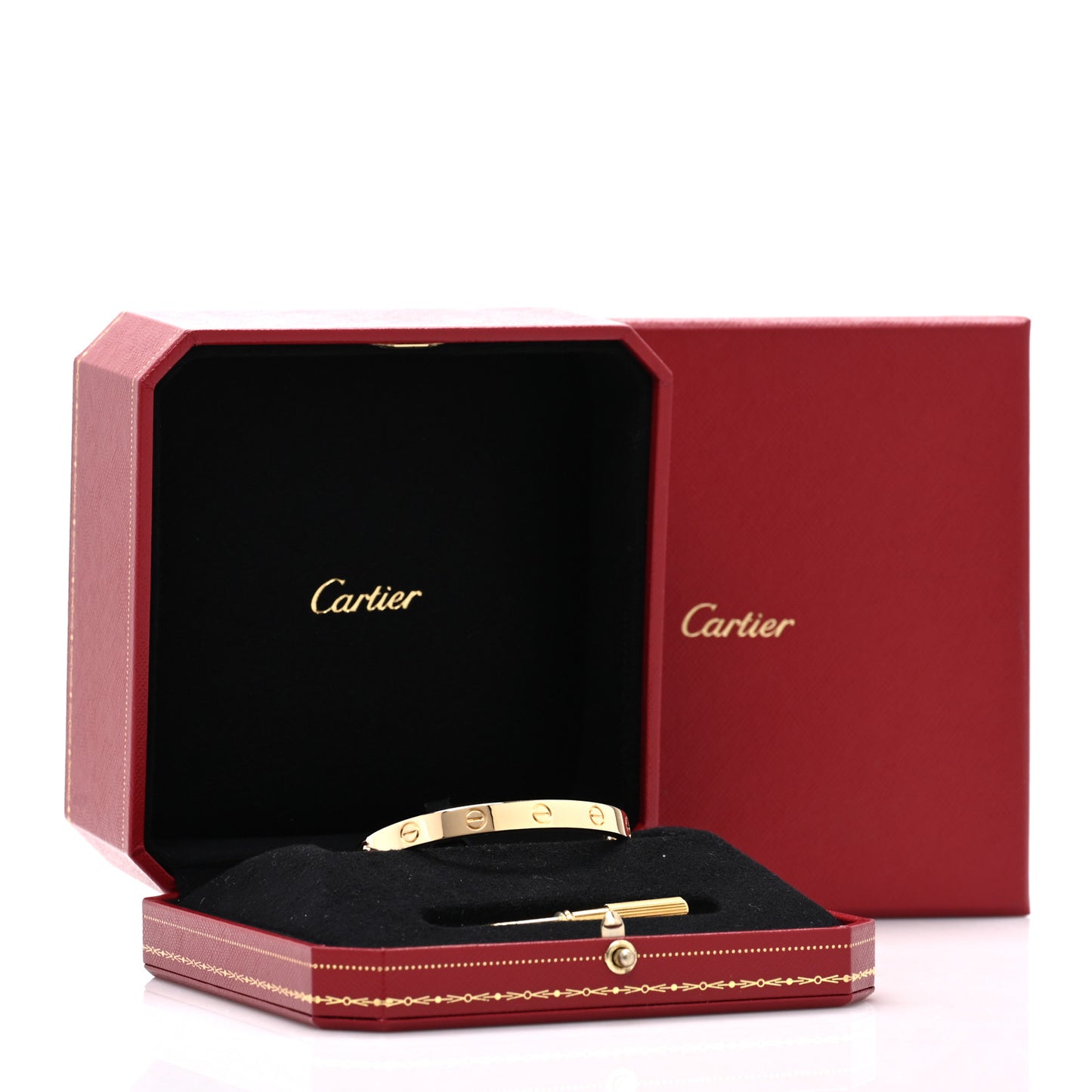 18K Yellow Gold LOVE Bracelet 16