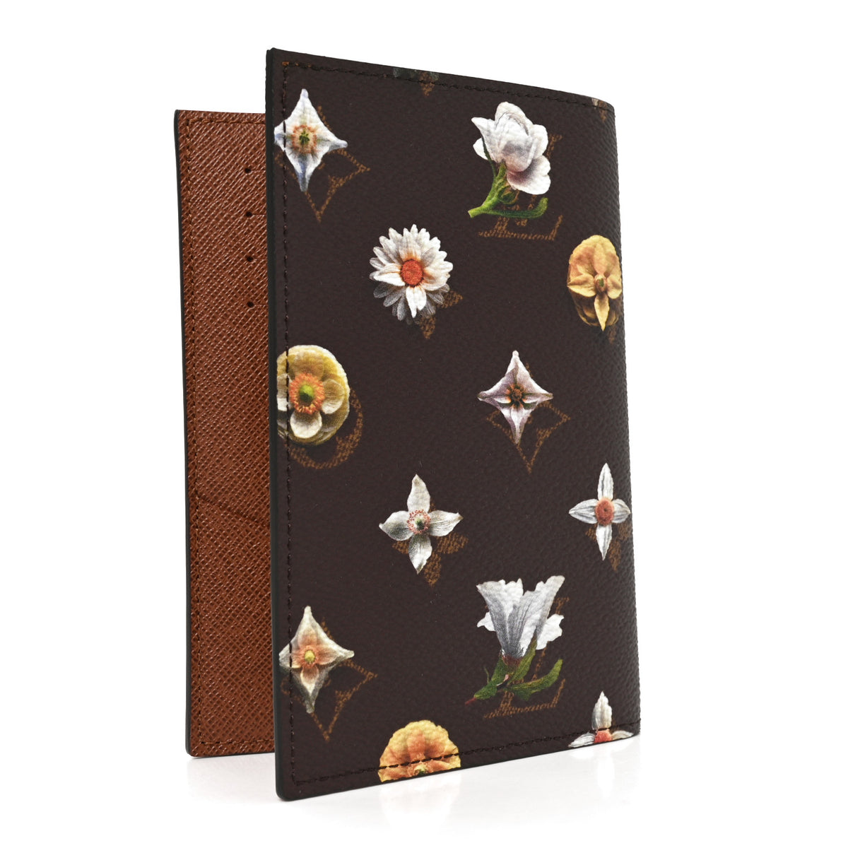 Louis Vuitton Monogram Heritage Flowers Passport Cover 3 of 8