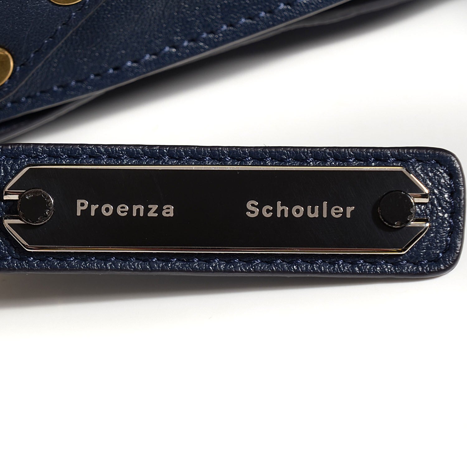 Proenza Schouler Lambskin PS1 Pouch Messenger Bag Midnight 12 of 12