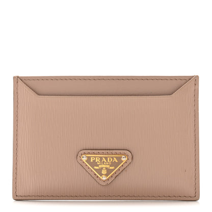 Prada Vitello Move Triangle Card Case Cipria 1 of 10