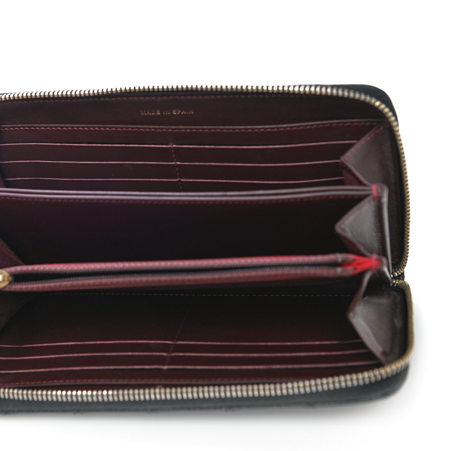 Chanel Caviar Quilted Large Gusset Zip Around Wallet Black 5 of 12