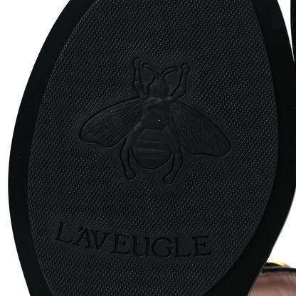 Gucci Calfskin GG Marmont Thong Sandals 41.5 Black 7 of 9