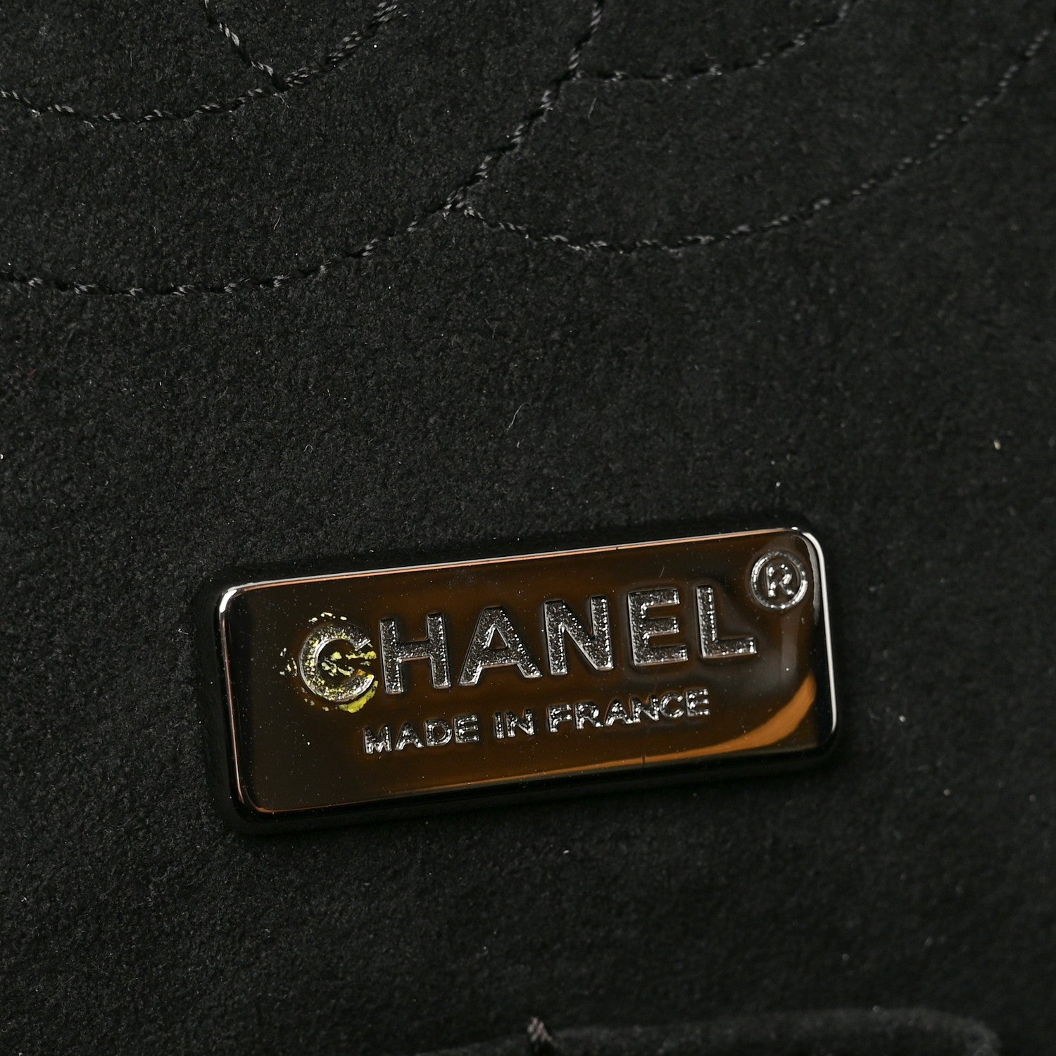 Chanel Metallic Snakeskin Medium Double Flap Black Silver 6 of 11