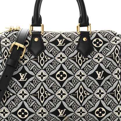 Louis Vuitton Jacquard Since 1854 Speedy Bandouliere 25 Grey 7 of 9