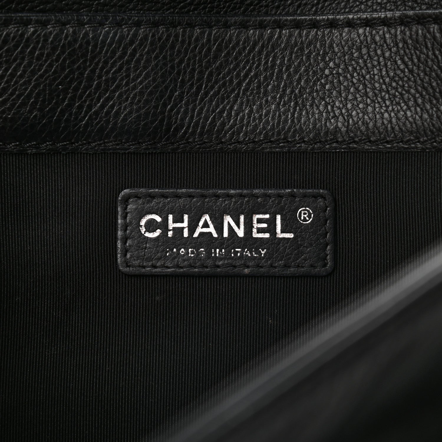 Chanel Calfskin New Medium Boy Reverso Flap Black 6 of 10