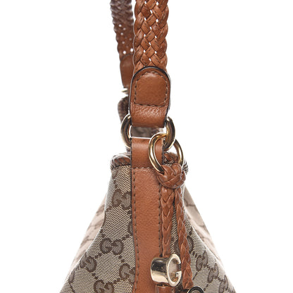 Gucci Monogram Medium Marrakech Hobo Camel 20 of 21