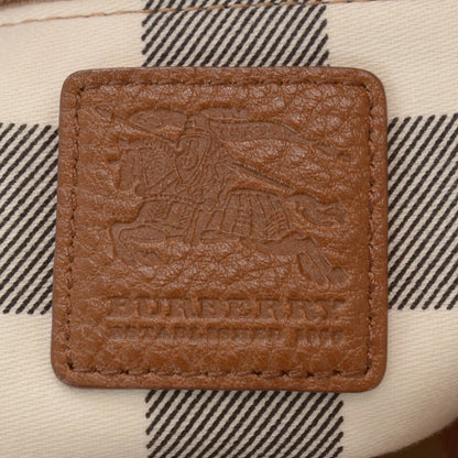 Burberry Suede Crest Embossed Flat Tote 7 of 9
