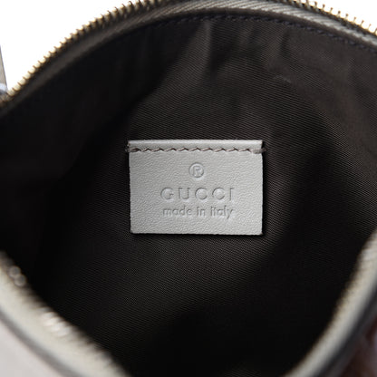 Gucci Monogram GG Heart Charm Crossbody Pochette White 5 of 11