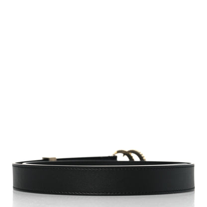 Gucci Moon Calfskin Torchon Double G 25mm Belt 85 34 Black 3 of 6