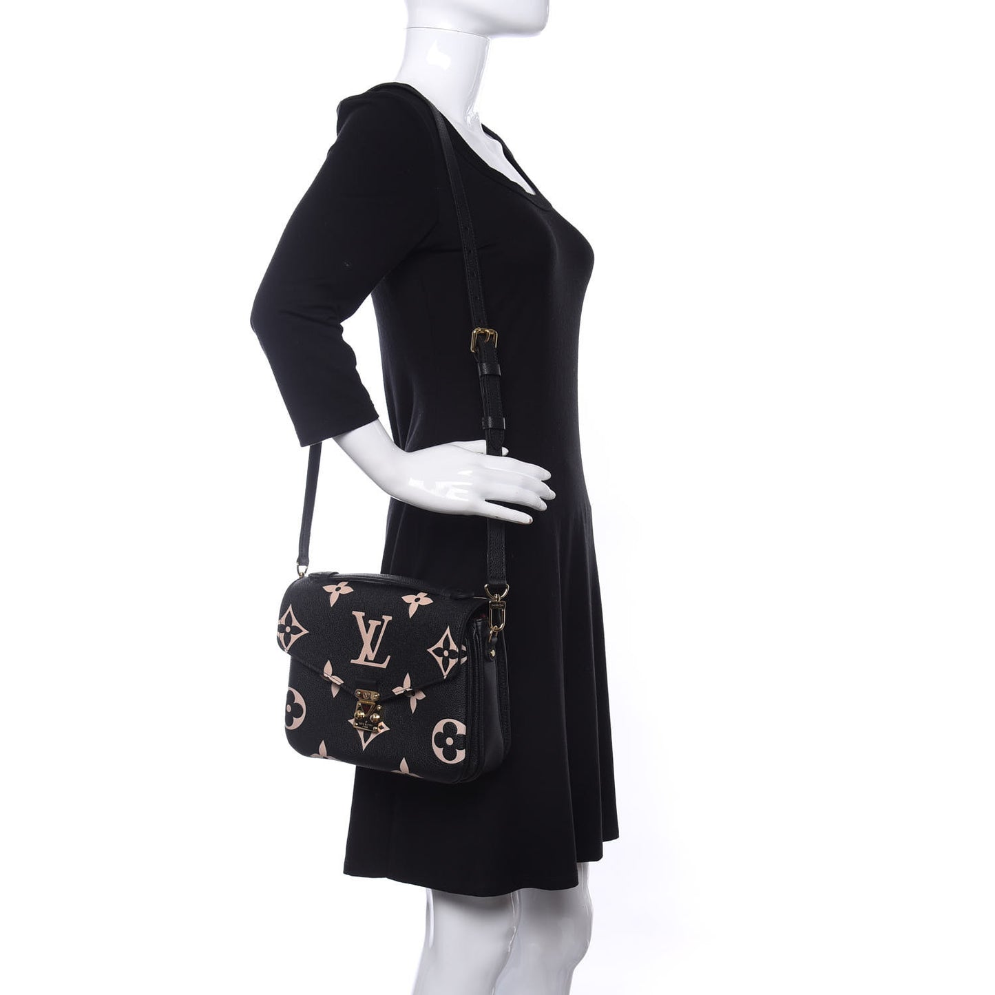 Empreinte Monogram Giant Pochette Metis Black Beige