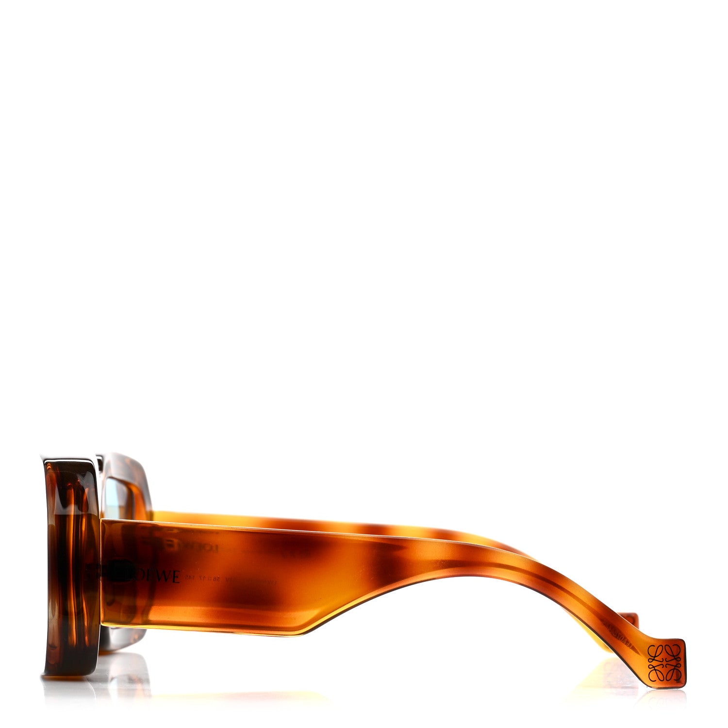 Loewe Acetate Paula's Ibiza Dive In Mask Sunglasses LW40064U Light Havana 3 of 7