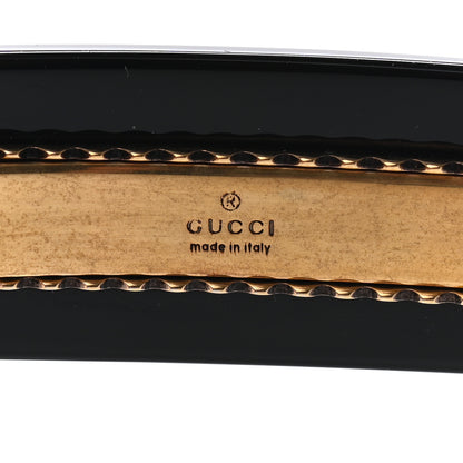 Gucci Resin Crystal Single Hair Barrette Black 3 of 5