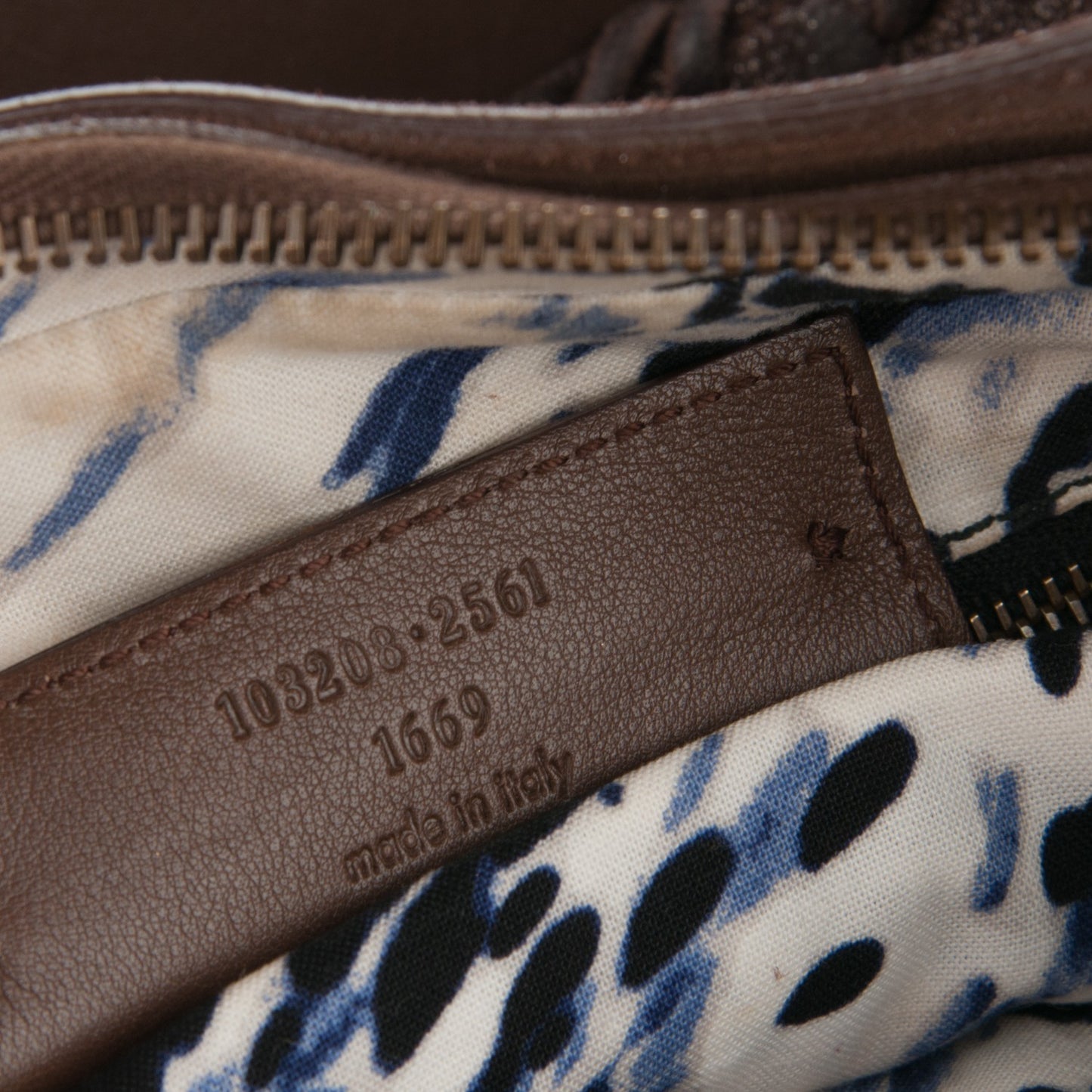 Metallic Craquele Calfskin Classic Hardware First Bronze
