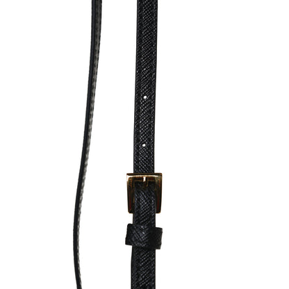 Prada Saffiano Tessuto Nylon Mini Bucket Crossbody Bag Black 12 of 12