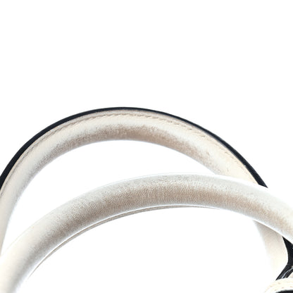 Saint Laurent Smooth Calfskin Small Cabas Monogram White 10 of 15
