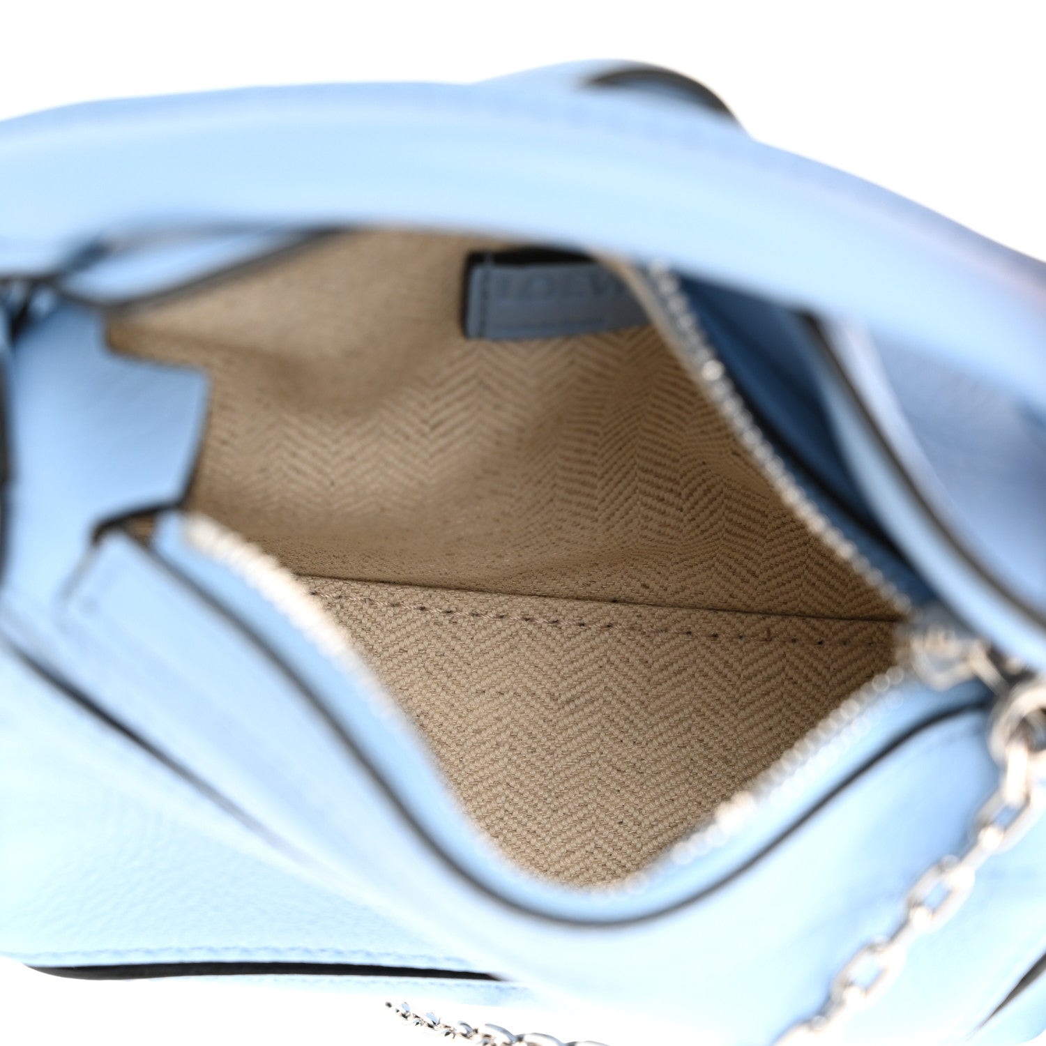 Loewe Calfskin Nano Puzzle Bag Blue 5 of 10
