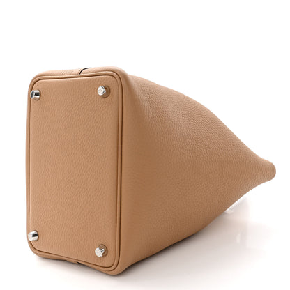 Hermes Taurillon Clemence Matte Alligator Picotin Lock Touch 18 PM Chai 11 of 13