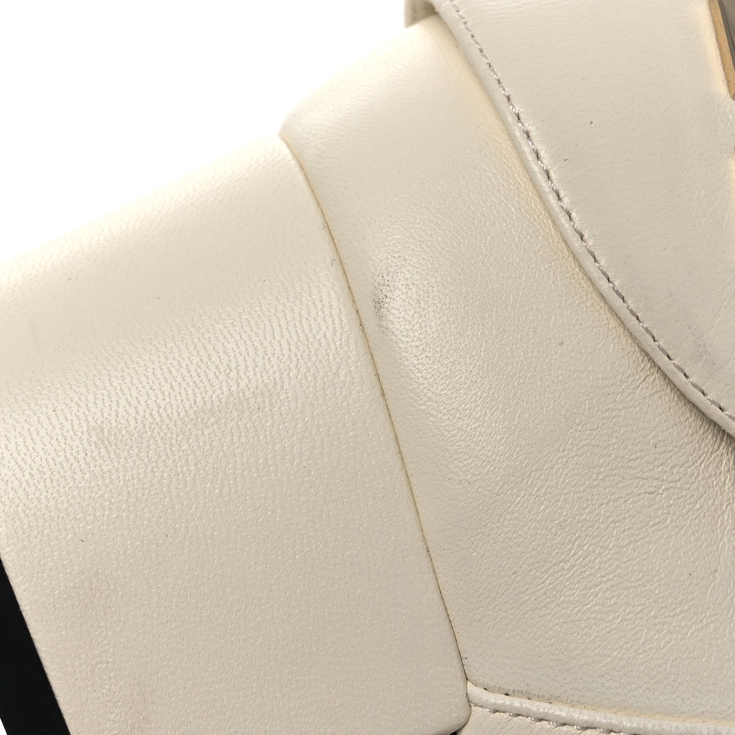 Chanel Lambskin Velvet Cap Toe Short Ankle Boots 37 White 12 of 13
