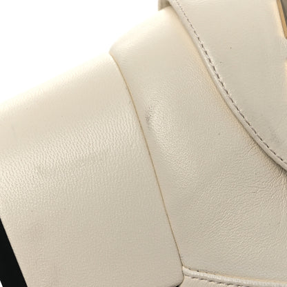 Chanel Lambskin Velvet Cap Toe Short Ankle Boots 37 White 12 of 13