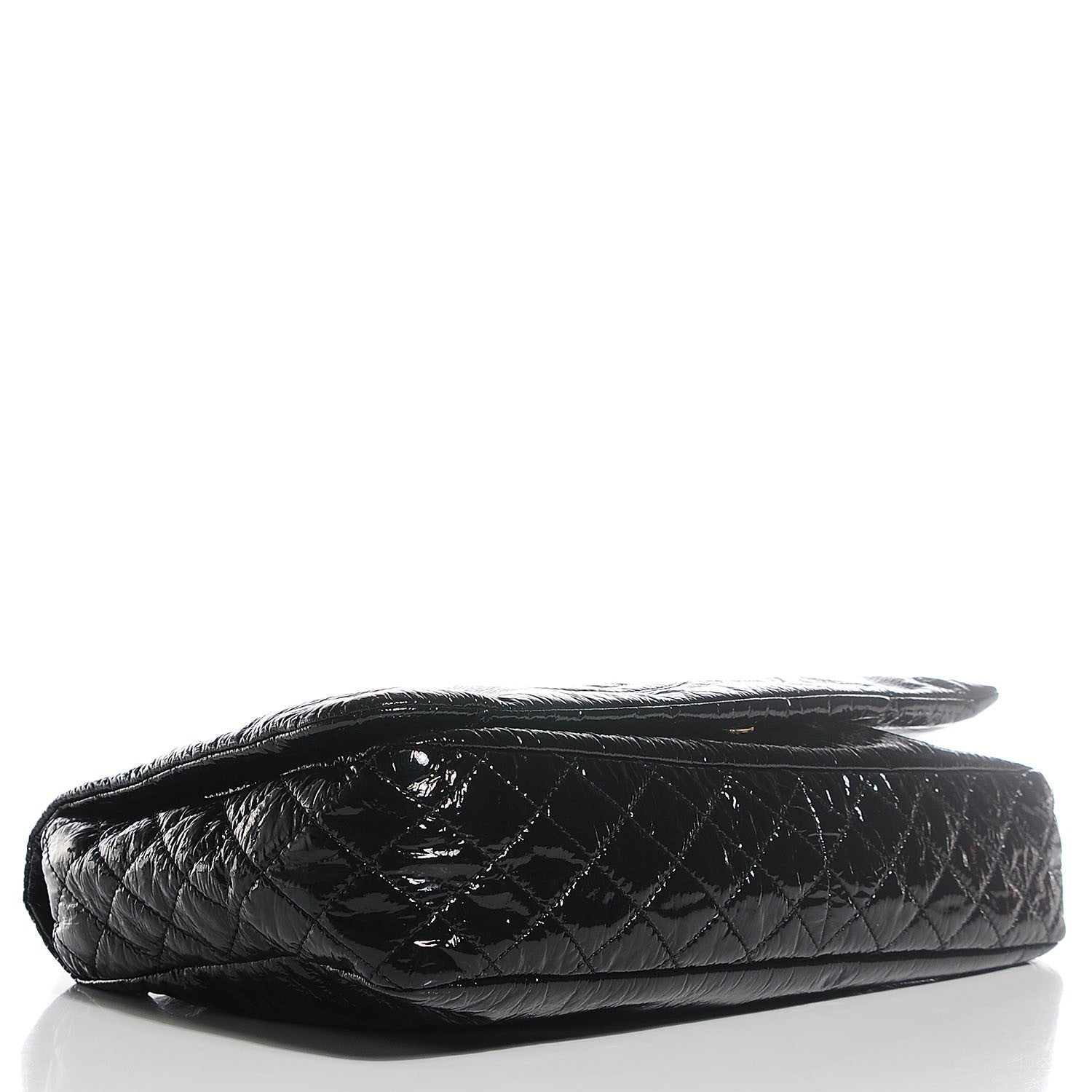 Chanel Vinyl Medium Rock and Chain Flap Black 4 of 7