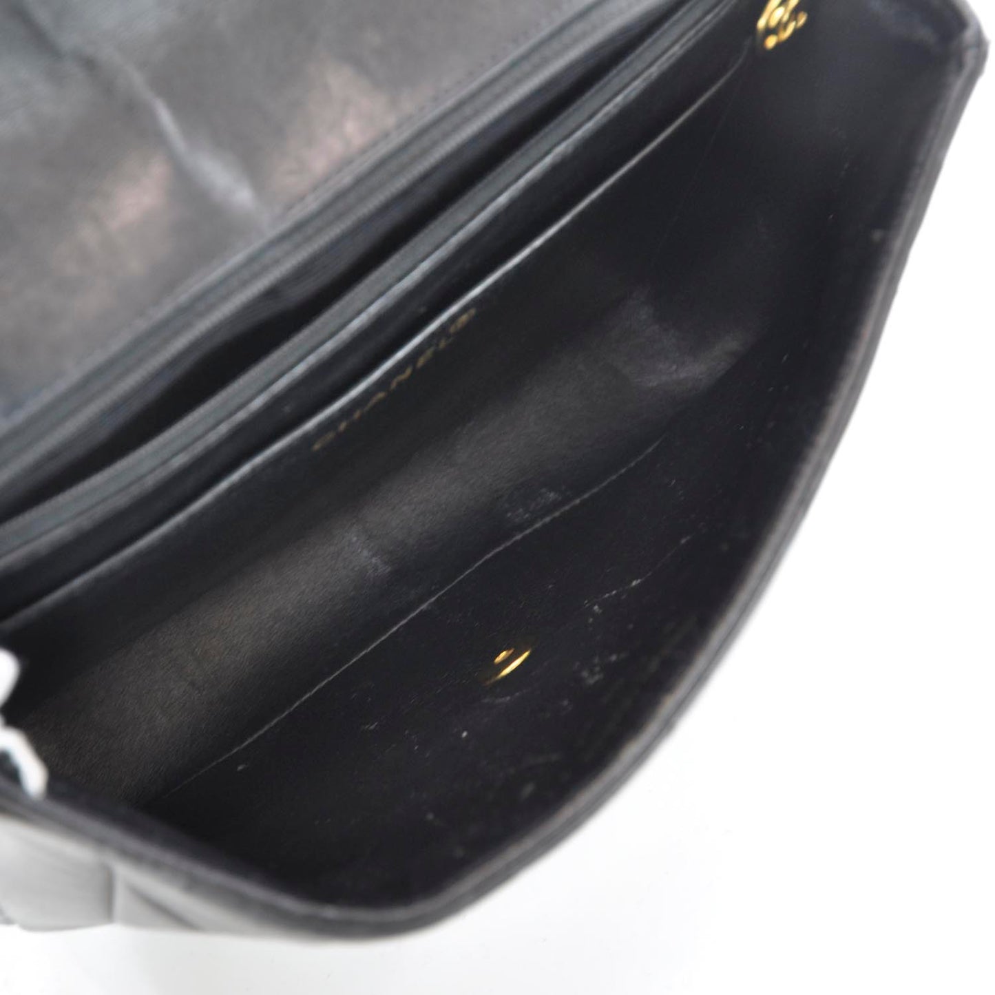 Lambskin Medium Flap Black