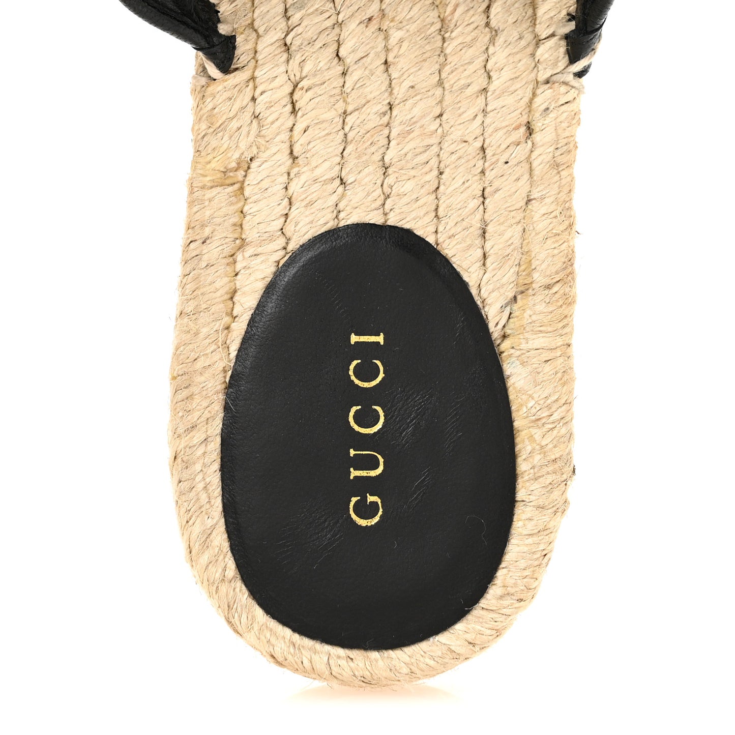 Nappa Matelasse GG Marmont Espadrille Slippers 39 Black