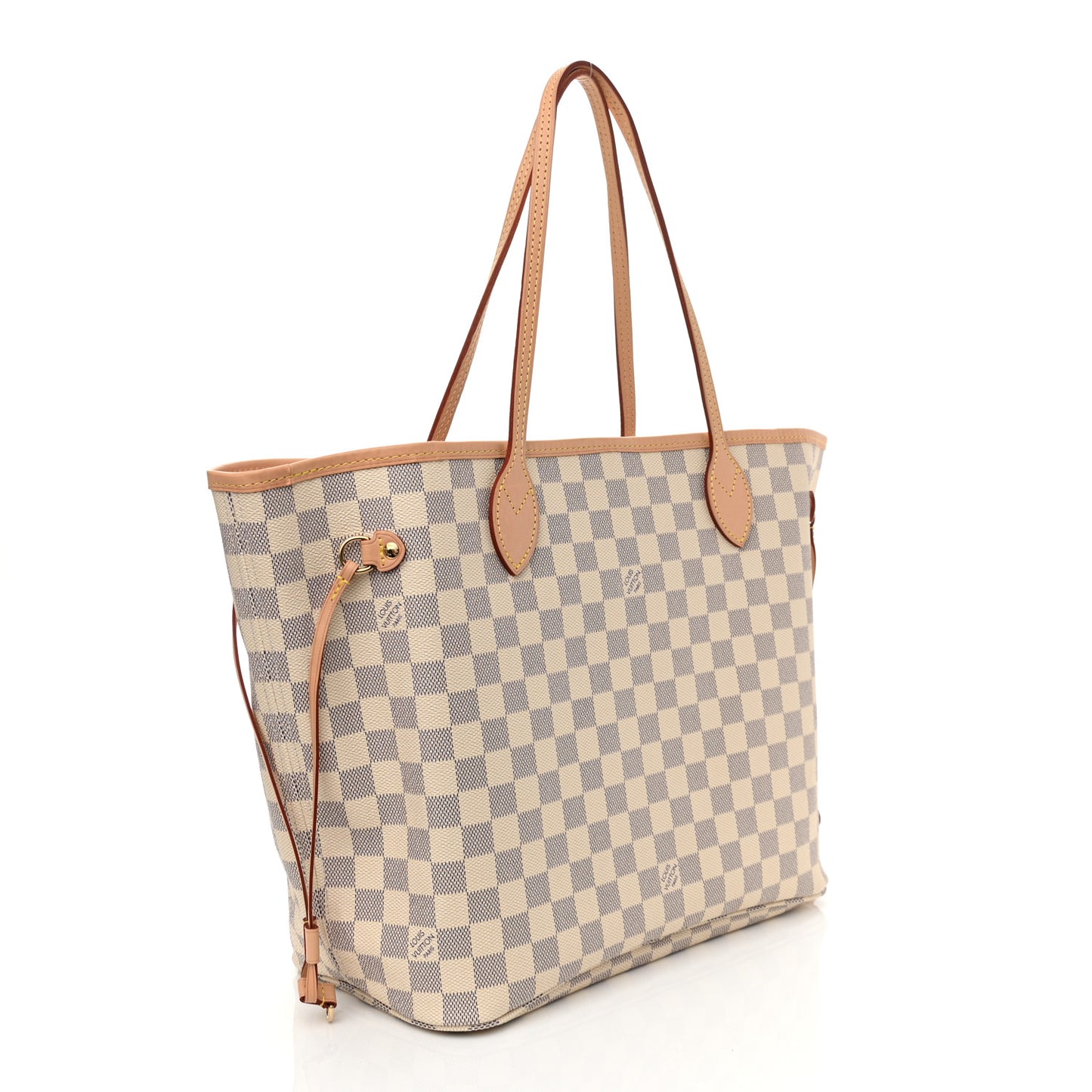 Damier Azur Neo Neverfull MM Rose Ballerine