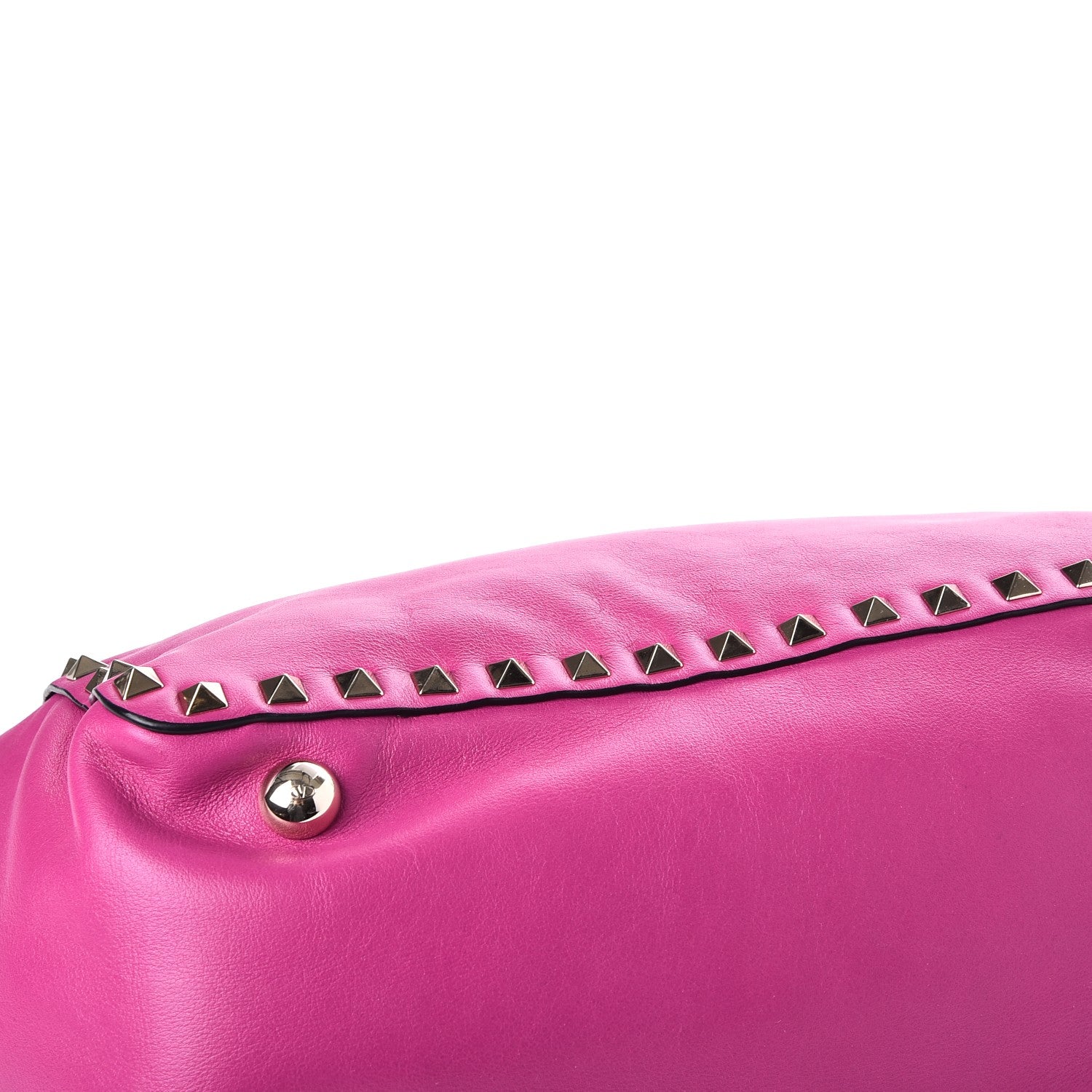 Valentino Garavani Vitello Mini Rockstud Tote Fuxia 9 of 9