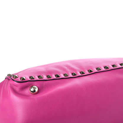 Valentino Garavani Vitello Mini Rockstud Tote Fuxia 9 of 9