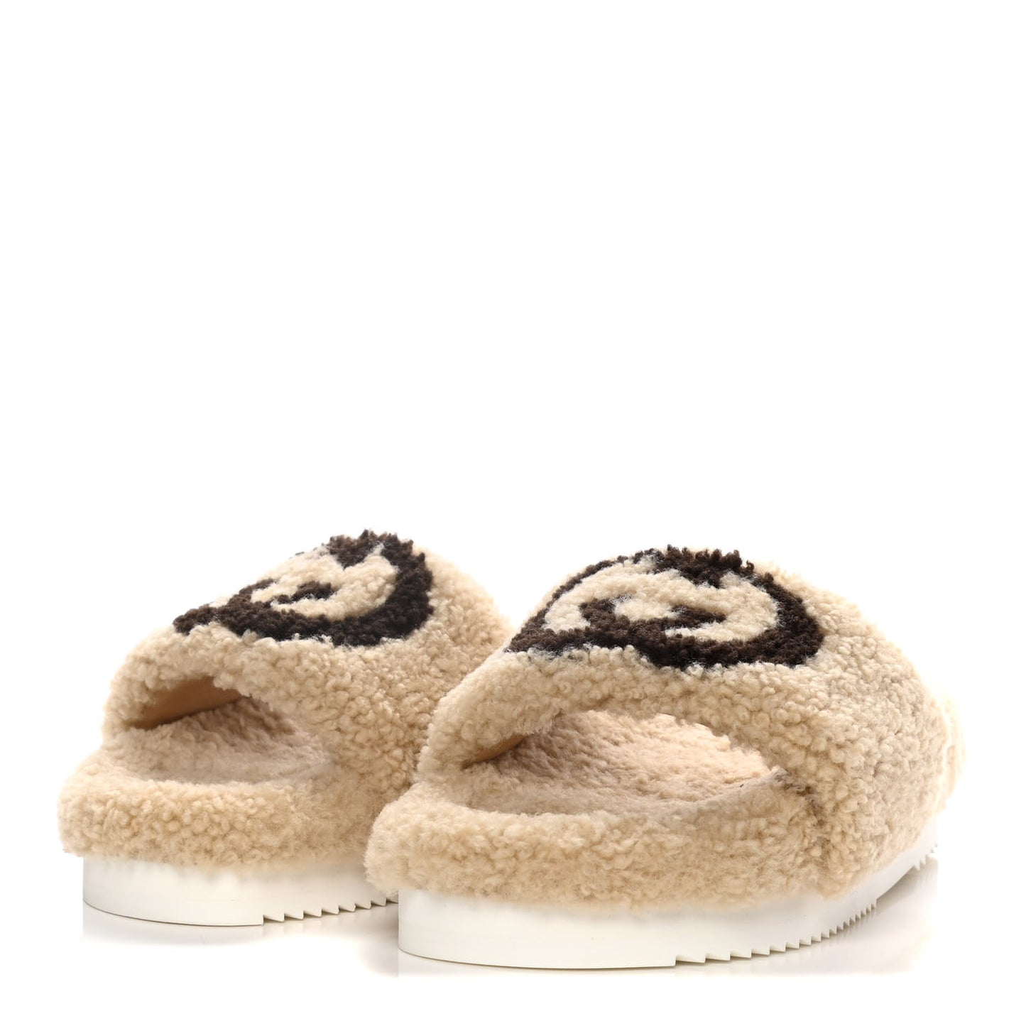 Shearling Womens Eileen Slide Sandals 38 Cocoa Butterscotch