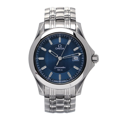 Omega Stainless Steel 36mm Seamaster 120M Quartz Watch Blue 2511.81 1 of 4
