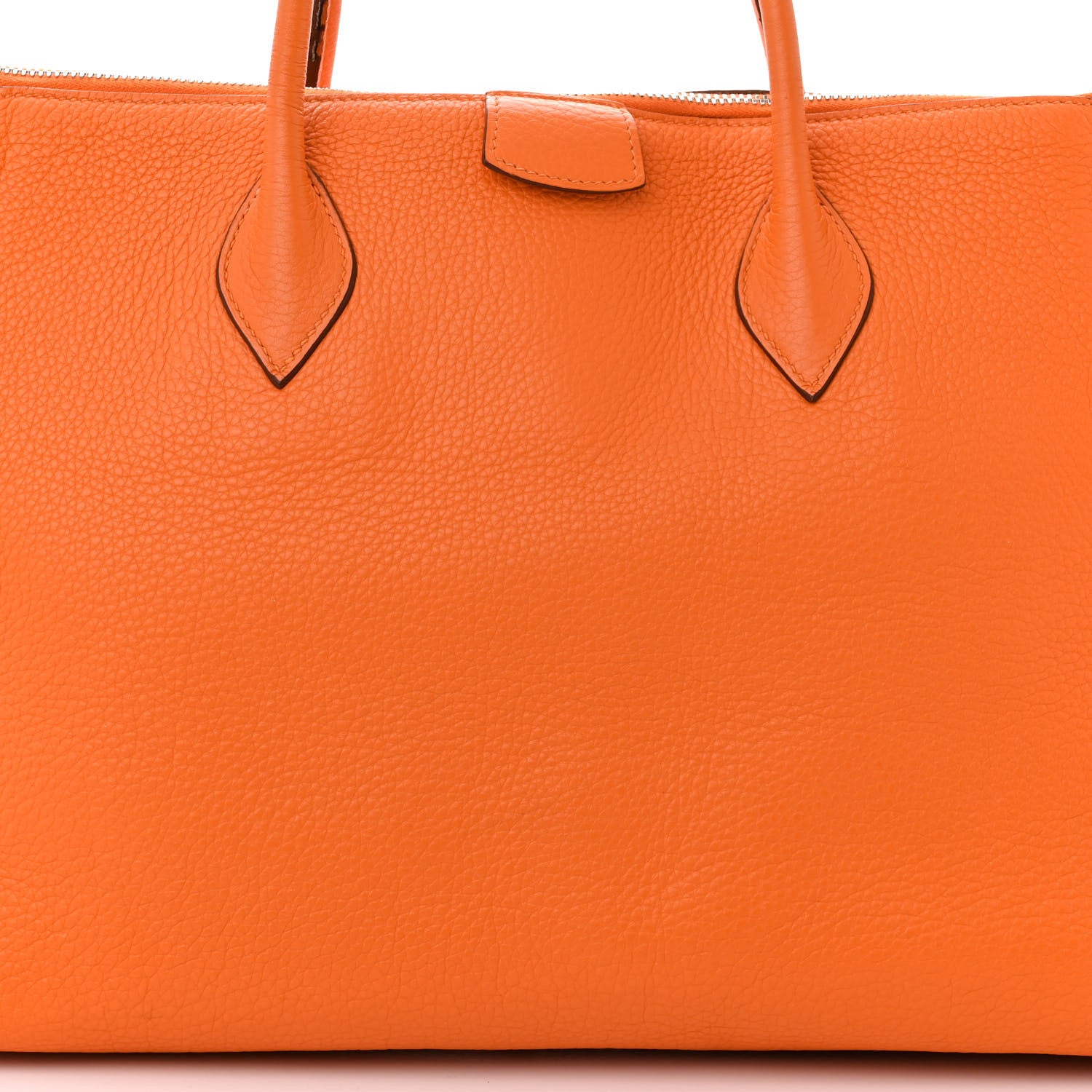 Hermes Taurillon Clemence Paris Bombay 37 Orange 7 of 15