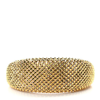 Prada Satin Crystal Embellished Headband Platino 4 of 9