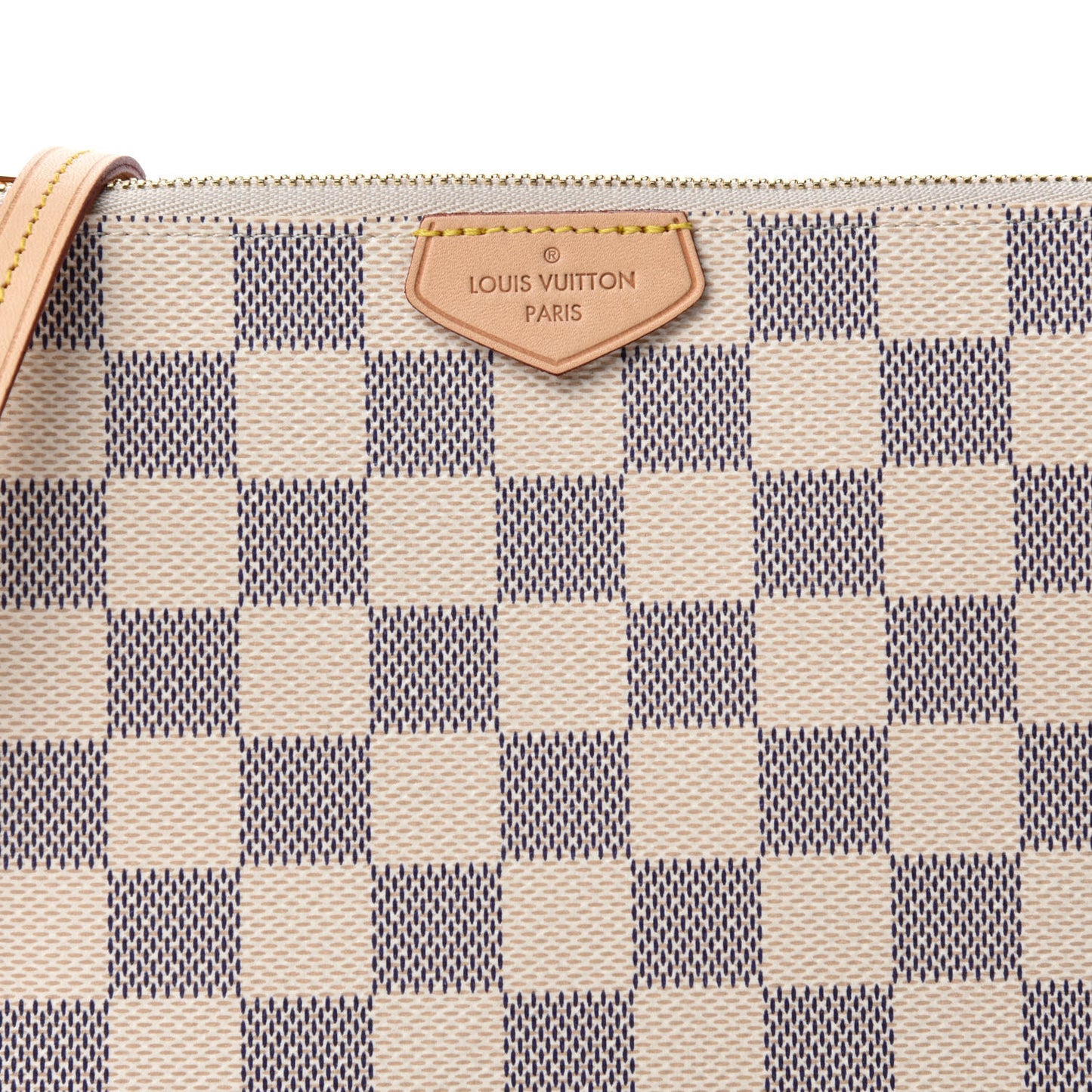 Damier Azur Double Zip Pochette