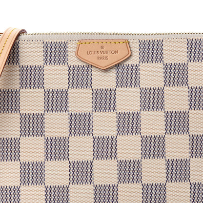 Louis Vuitton Damier Azur Double Zip Pochette 10 of 10