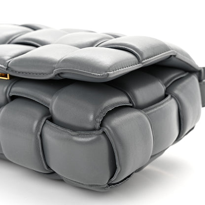 Bottega Veneta Nappa Maxi Intrecciato Padded Cassette Crossbody Bag Thunder 9 of 9