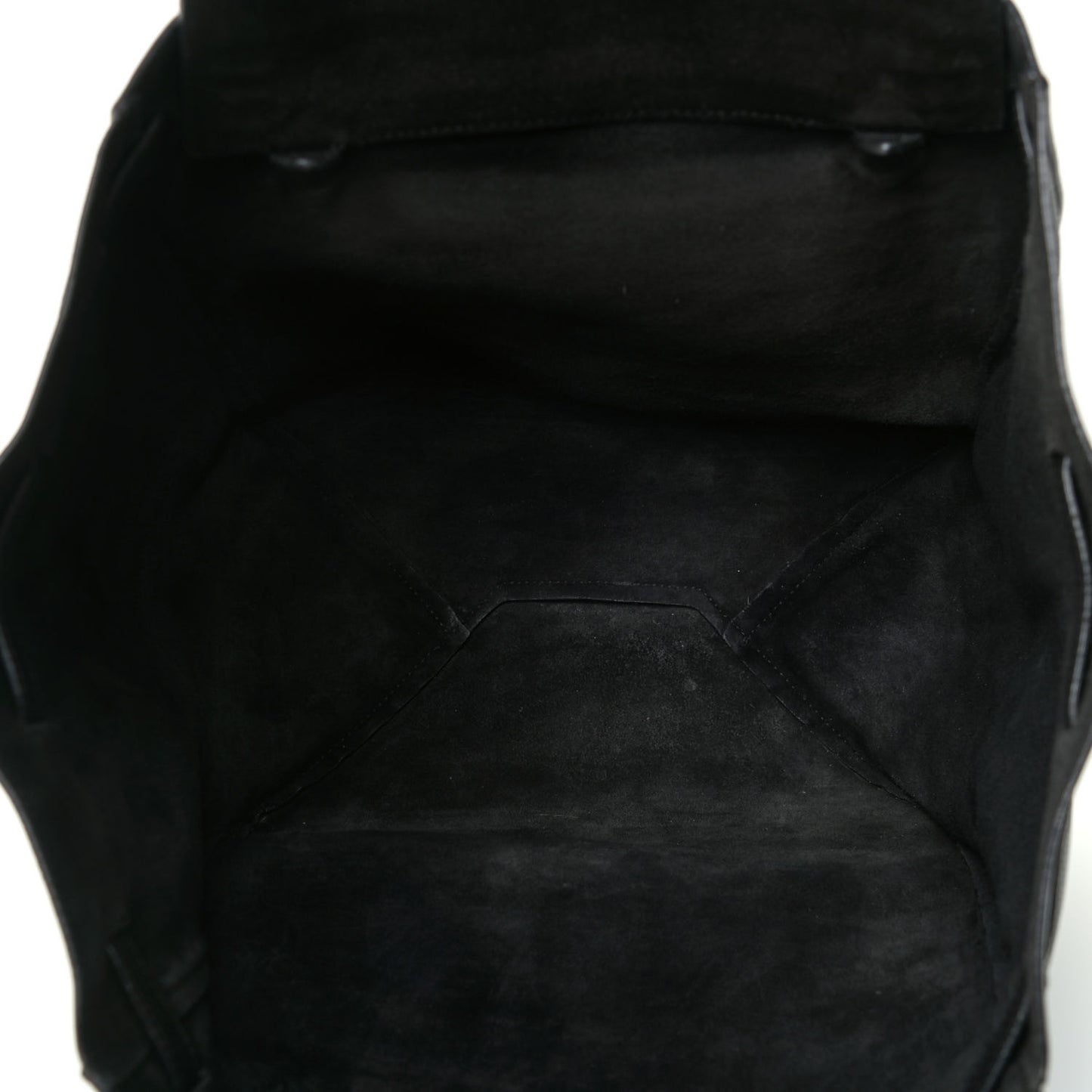 Soft Grained Calfskin Medium Belt Cabas Phantom Black