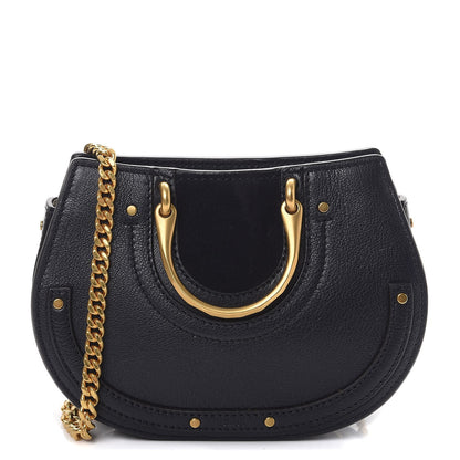 Chloe Calfskin Suede Mini Pixie Signature Belt Bag Full Blue 1 of 10