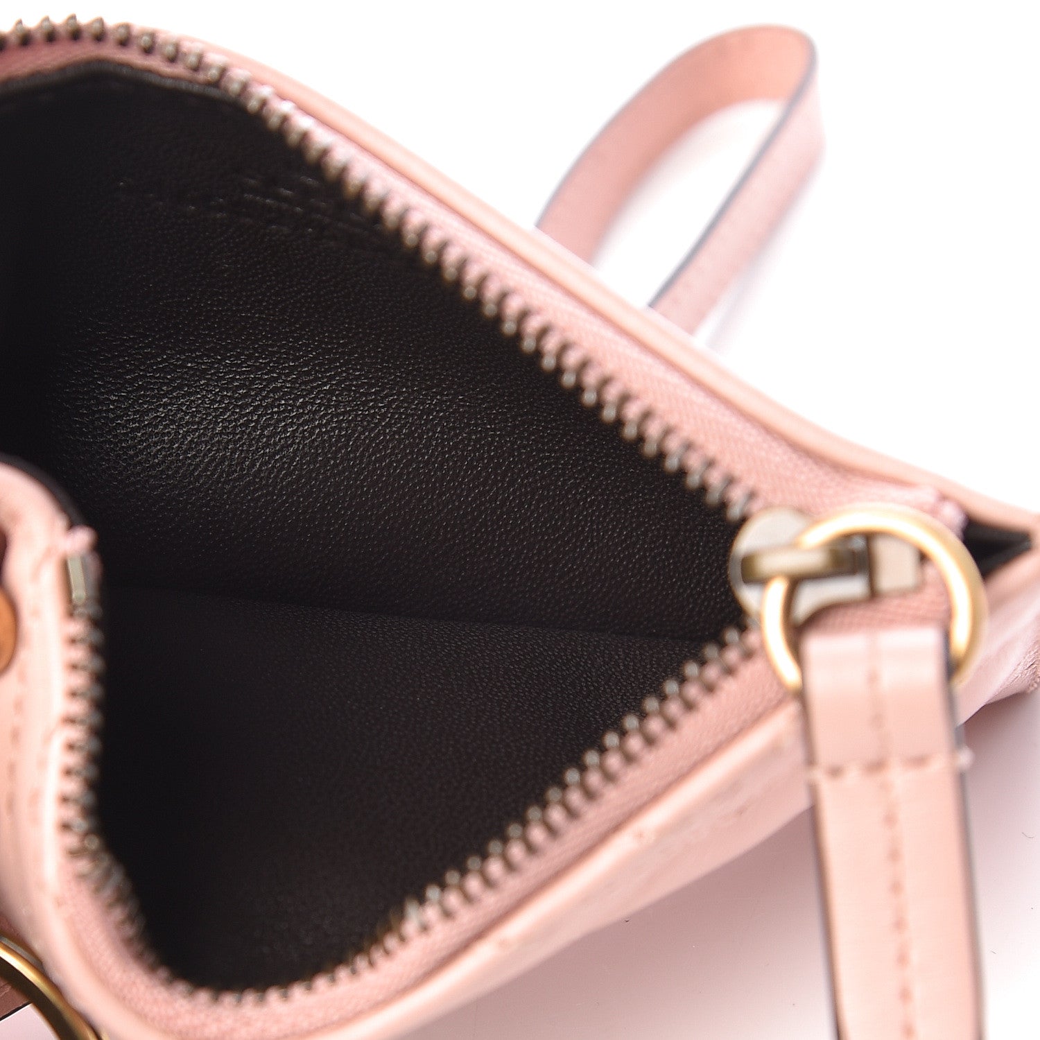 Gucci Calfskin Matelasse GG Marmont Coin Case Card Holder Wristlet Perfect Pink 5 of 7