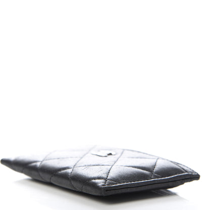 Chanel Lambskin Quilted Card Holder Black 6 of 10
