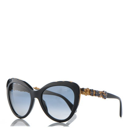 Chanel Bijou Cat Eye Sunglasses 5354 Navy 1 of 6