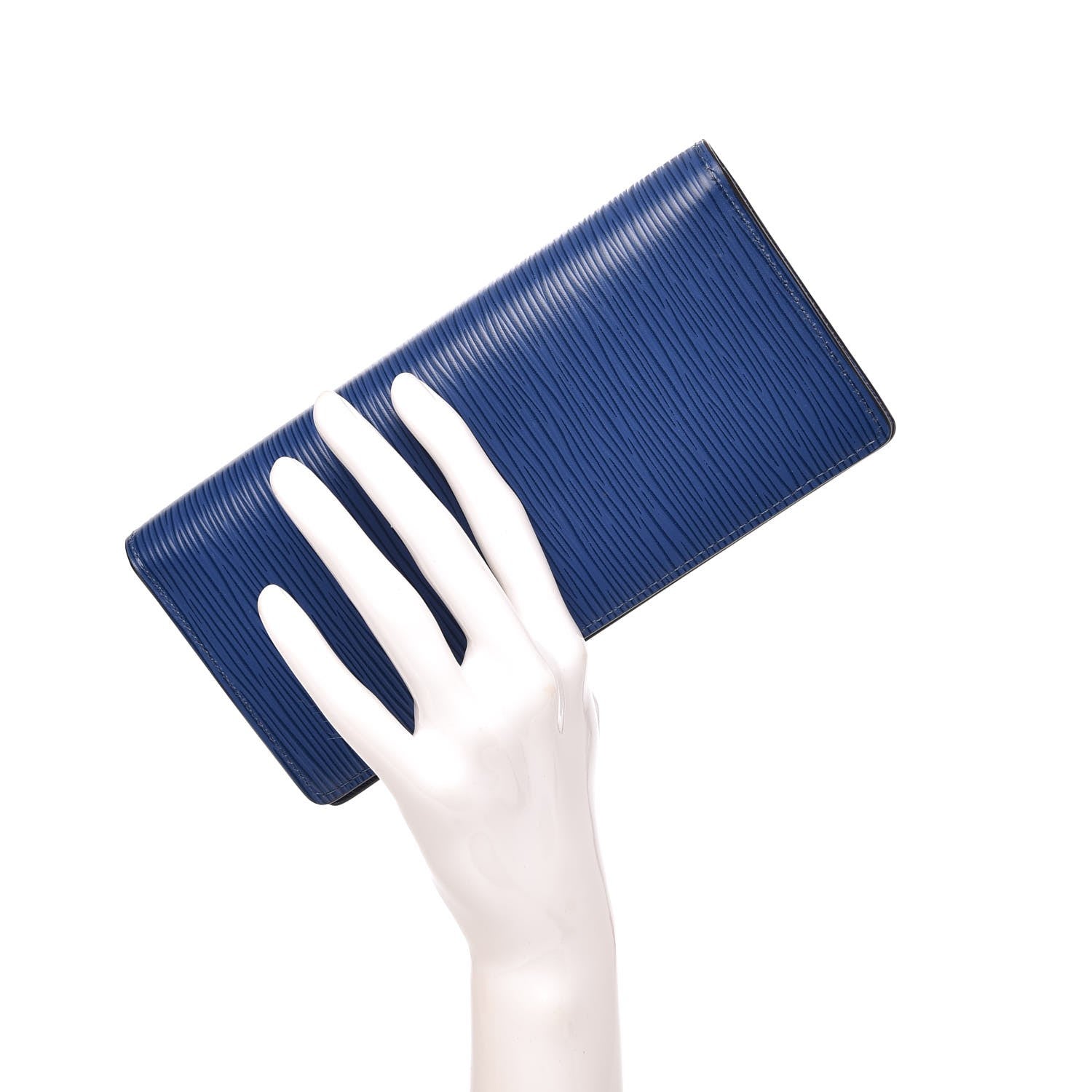 Louis Vuitton Epi Brazza Wallet Blue Celeste 2 of 8